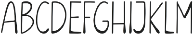 BaahirRegular otf (400) Font UPPERCASE