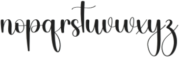 Baby Anastasya Regular otf (400) Font LOWERCASE