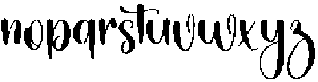 Baby Angela Regular otf (400) Font LOWERCASE