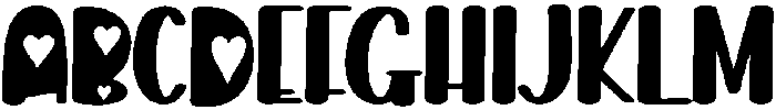 Baby Animal Regular otf (400) Font UPPERCASE