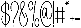 Baby Antoinela Regular otf (400) Font OTHER CHARS