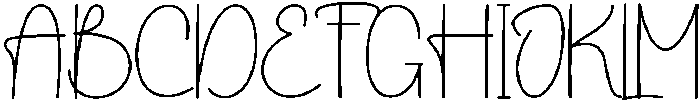 Baby Antoinela Regular otf (400) Font UPPERCASE