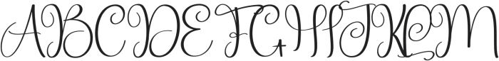 Baby Beautiful Regular otf (400) Font UPPERCASE