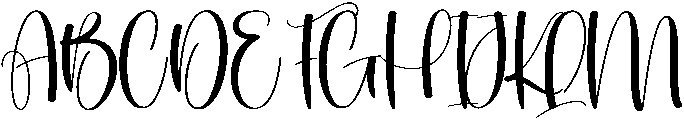 Baby Birthday Regular otf (400) Font UPPERCASE