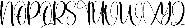 Baby Birthday Regular otf (400) Font UPPERCASE