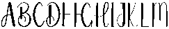 Baby Boho Regular otf (400) Font UPPERCASE