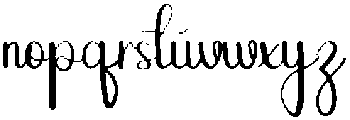 Baby Boho Regular otf (400) Font LOWERCASE