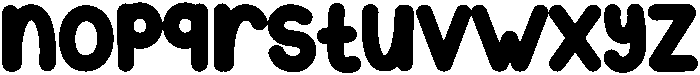 Baby Boho Regular otf (400) Font LOWERCASE