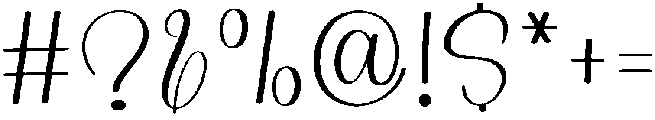 Baby Boho Regular otf (400) Font OTHER CHARS