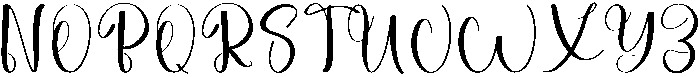 Baby Boho Regular otf (400) Font UPPERCASE