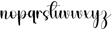 Baby Boho Regular otf (400) Font LOWERCASE