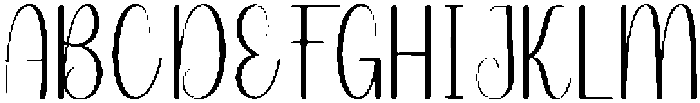 Baby Boho Regular otf (400) Font UPPERCASE