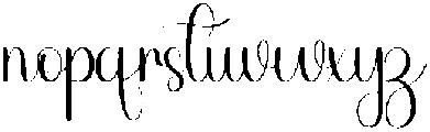 Baby Boho Regular otf (400) Font LOWERCASE