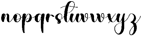Baby Boy Regular otf (400) Font LOWERCASE