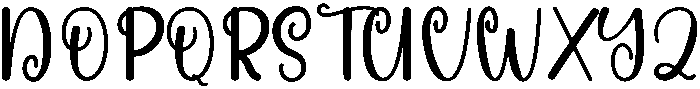 Baby Butterfly Regular otf (400) Font UPPERCASE