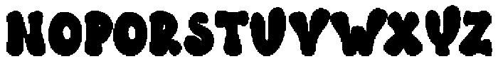Baby Calm Regular otf (400) Font UPPERCASE
