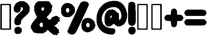 Baby Candy Regular otf (400) Font OTHER CHARS