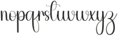 Baby Catalina Regular otf (400) Font LOWERCASE