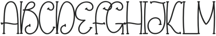 Baby Christmas Regular otf (400) Font UPPERCASE