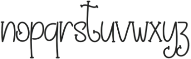 Baby Christmas Regular otf (400) Font LOWERCASE