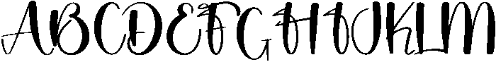 Baby Chubby Regular otf (400) Font UPPERCASE