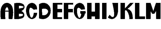 Baby Cute Regular otf (400) Font UPPERCASE