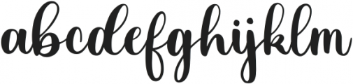 Baby Darling otf (400) Font LOWERCASE