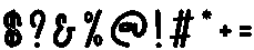 Baby Doggie Regular otf (400) Font OTHER CHARS