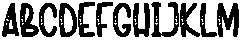 Baby Doggie Regular otf (400) Font UPPERCASE