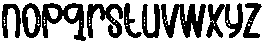 Baby Doggie Regular otf (400) Font LOWERCASE