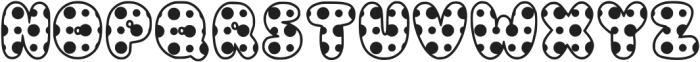Baby Dots Regular otf (400) Font UPPERCASE