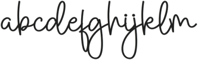 Baby Elephant Regular otf (400) Font LOWERCASE