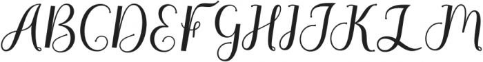 Baby Gatera Regular otf (400) Font UPPERCASE