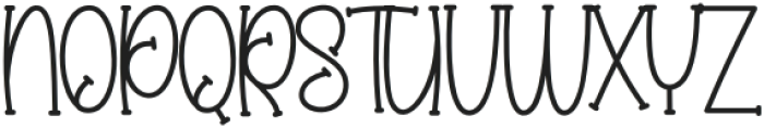 Baby Groovy Regular otf (400) Font UPPERCASE