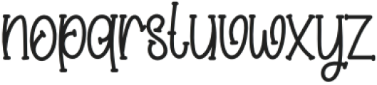 Baby Groovy Regular otf (400) Font LOWERCASE
