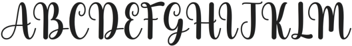 Baby Hailey Regular otf (400) Font UPPERCASE