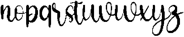 Baby Holiday Regular otf (400) Font LOWERCASE
