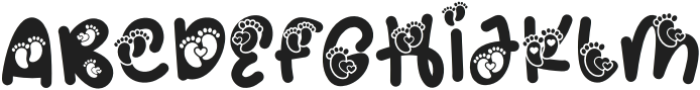 Baby Is Coming Regular otf (400) Font UPPERCASE