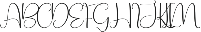 Baby Lady Regular otf (400) Font UPPERCASE