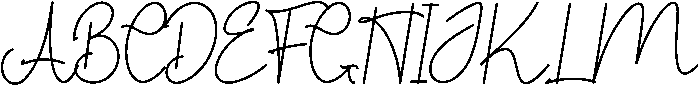 Baby Love Regular otf (400) Font UPPERCASE