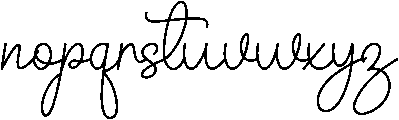 Baby Love Regular otf (400) Font LOWERCASE