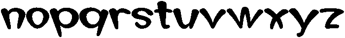 Baby Love Regular otf (400) Font LOWERCASE