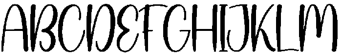Baby Love Regular otf (400) Font UPPERCASE