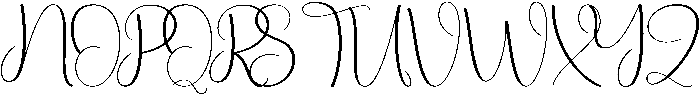 Baby Lovely Regular otf (400) Font UPPERCASE