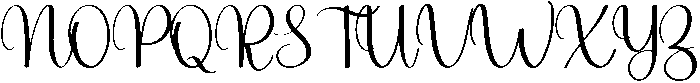 Baby Magnolia Regular otf (400) Font UPPERCASE