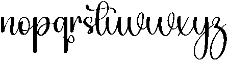 Baby Magnolia Regular otf (400) Font LOWERCASE