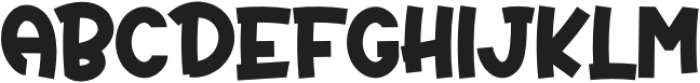 Baby Monsta Regular otf (400) Font UPPERCASE