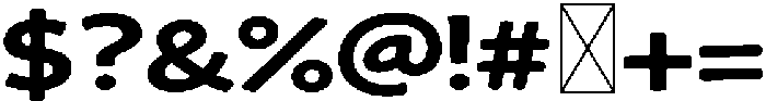 Baby Moon Regular otf (400) Font OTHER CHARS