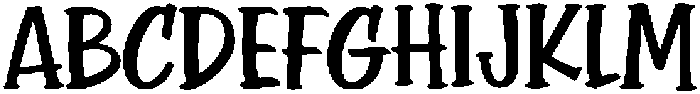 Baby Moon Regular otf (400) Font UPPERCASE