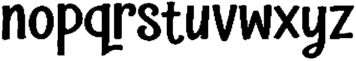 Baby Moon Regular otf (400) Font LOWERCASE
